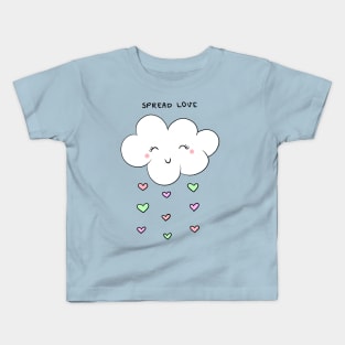 Spread Love like Rain Kids T-Shirt